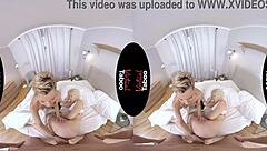 Blonde Babe Emotionally Handles Big Cock In Virtual Taboo