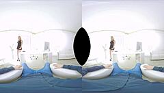 Lena Nitros engages in hardcore office sex in VR