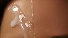 Babe Feels Intense Pleasure Swallowing Cum