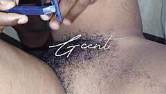 Shaving Vero's Hairy Pussy With Happy Ending Massage And Handjob