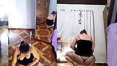 i watch mirella delic's sexy bbw striptease with fishnets and big ass