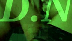 i slowly fingered her in corset and stockings while the lamp changed color