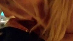 Dirty blonde slut cheats with intense passion