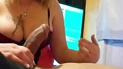 Dirty blonde slut cheats with intense passion