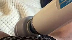 Redhead Amateur Uses Toys For Intense Hitachi Masturbation.