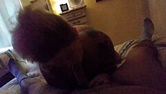 blondie milf gives a hot blowjob before fucking