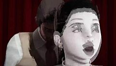 silver screen inspired - prom queen gets creampied in vintage 3d porn