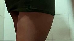 i hid a camera to spy on my cute teen niece in the bathroom.