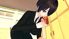 female boss trains employee in 3d hentai fantasy