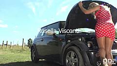 i cum instantly watching rossella visconti give footjob and anal.