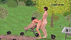 Tamil Audio Sex Story: Indian Girl's Threesome in 3D Cartoon