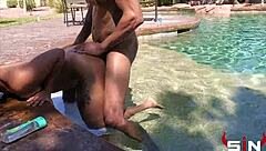 Avery Jane Feels Intense Pleasure During Pool Fucking
