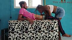 Tired Man Gets Blowjob from Partner with Monster Cock