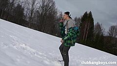 3 Gay Snowboarders Having Some 3-Way Fun After The Slope