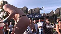 Spring Break Tit Licking Contest with Whip Cream