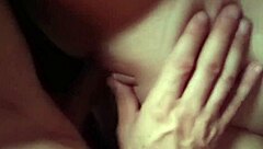 The blonde Spanish amateur says, 'Wake up, I'm rubbing my big cock on your pussy.'