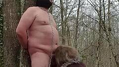 Dominating My Slave Whore in Forest with Brutal Femdom Control