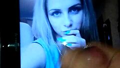 Jerking beautiful girl in cute scene