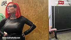 Busty Redhead Jerks Cocks Emotionally