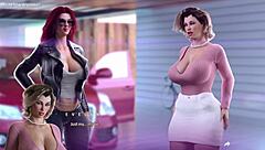 Oh wow, stepmom stuck in shower, pervert jerks off to her huge ass!