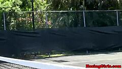 lesbian trio asks, 'want to see us pleasing pussy outdoors?'