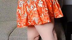 big white ass crossdresser twerks and gets massaged in gay webcam show