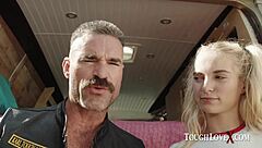 Lana Sharapova's Outdoor Slut Challenge