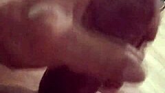 Intense Jerking of Monster Cock Leads to Cum