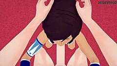 the avatar korra gives perfect blowjob in emotional 3d scene