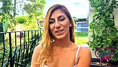 Naughty Stella sucks cocks in sexy double penetration scene