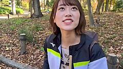 i'm rio, an 18-year-old tennis player, giving my first sloppy blowjob and tasting cum