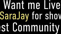 Sara Jay Pussy Fucks Carey Riley's Stiff Dick