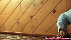 busty babes are tugging and sucking this tied up guy, so hot