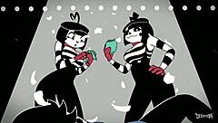 Enjoying a fun cartoon adventure with friends