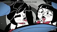 Enjoying a fun cartoon adventure with friends