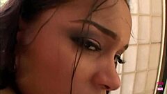 i'm this brunette hottie, playing with my butt plug and getting creampied