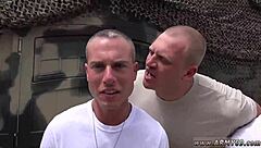 Gay Israeli Soldiers and Navy Hunk Fuck Nude on Beach