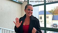 Brunette Amy's First Time With Tattoos.