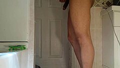 Gay guy masturbates with vibrator solo 😏