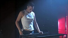 Super hot brunette gets her cunt pounded hard in doggystyle!