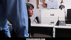 Cute Burglar Sucks Officer