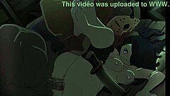 Terror Sex Animation: Cum in Mouth and Pussy