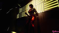 Erana Welcomes You to Cyberpunk with Her Horsecock