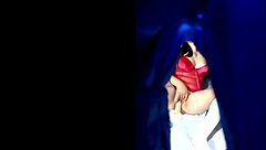 Amateur Role Plays with Mom's Lingerie and Wet Pussy Play