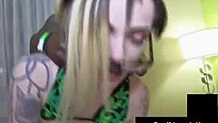 Rome major fucks tattooed blonde chloe cartier bent over