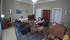 hunt4k cuckold fucks teen for engagement ring in pov