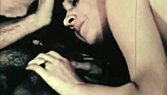 in the vintage era, a retro group orgy unfolds with hairy pussies and intense banging