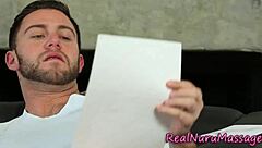 nuru massaging babe jerks off in shower with cum in mouth