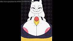 toriel's massive tits banged in game
