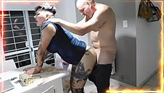 Italian Slut Loves Her Ass Stretched Wide After Work